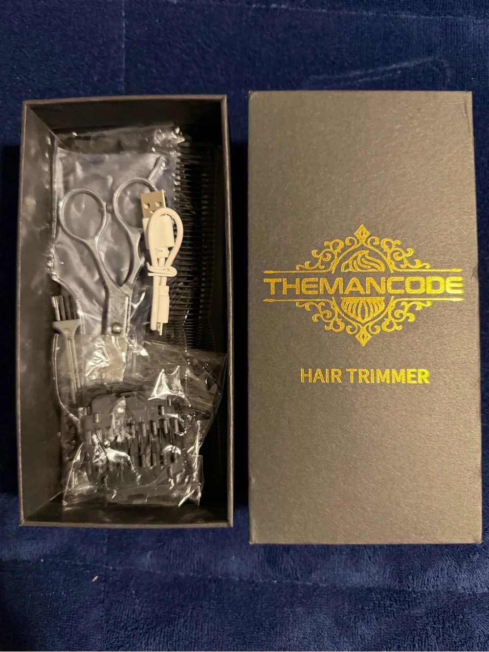 Black Hair Trimmer with Accessories